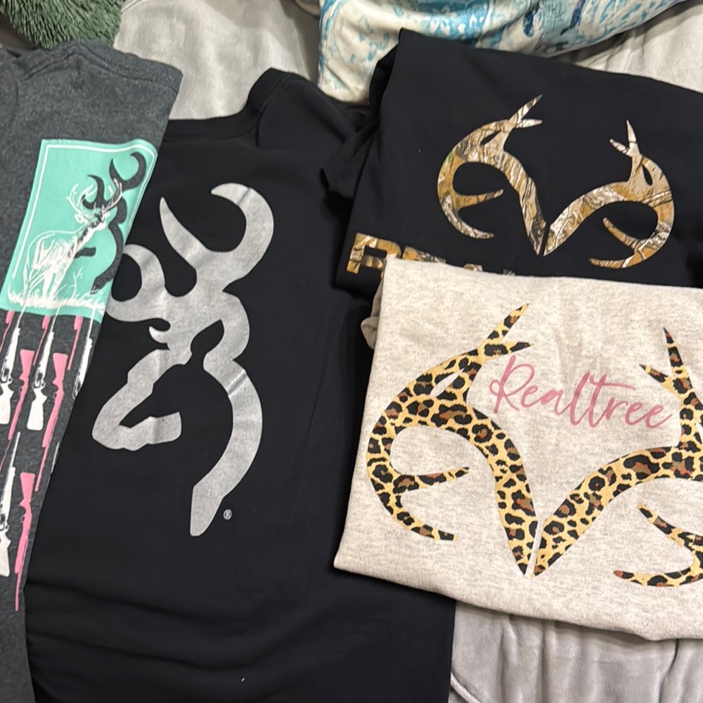 Realtree and Browning Short Sleeve Tees